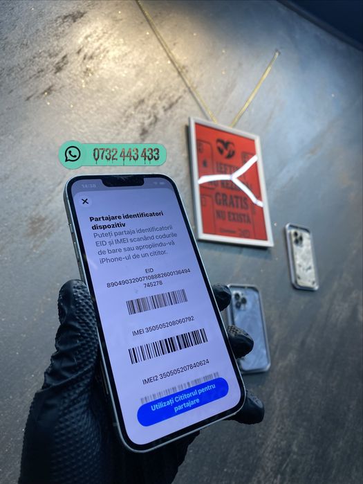  iPhone 14 Placă Bază  128 GB - Neverlock - Completă - Face ID