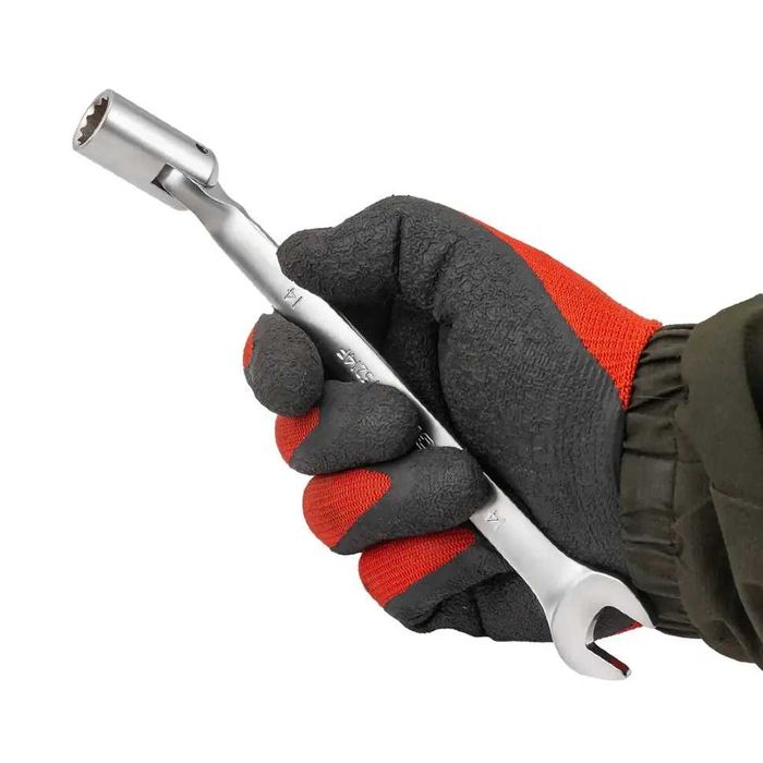 НЕМСКИ Комплект Глухи Звездогаечни Ключове JCB – 10ч 8-21мм +ЛЕД ФЕНЕР