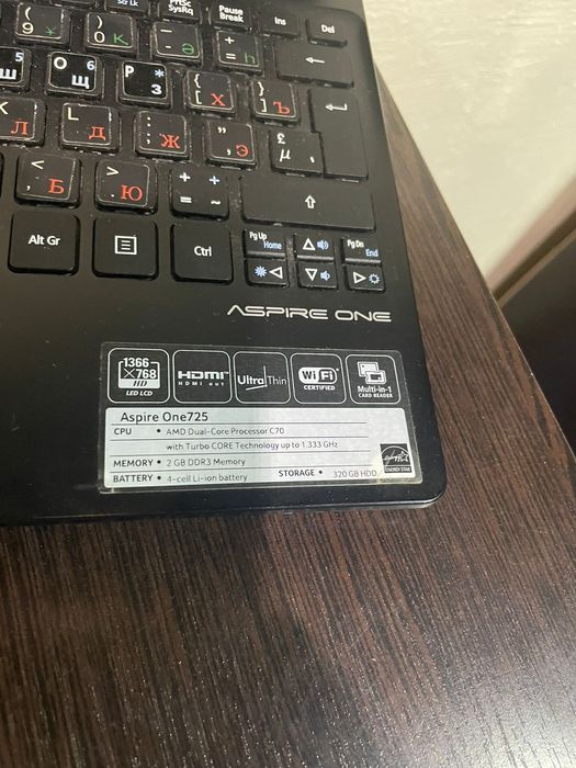 Компактный Нетбук Acer