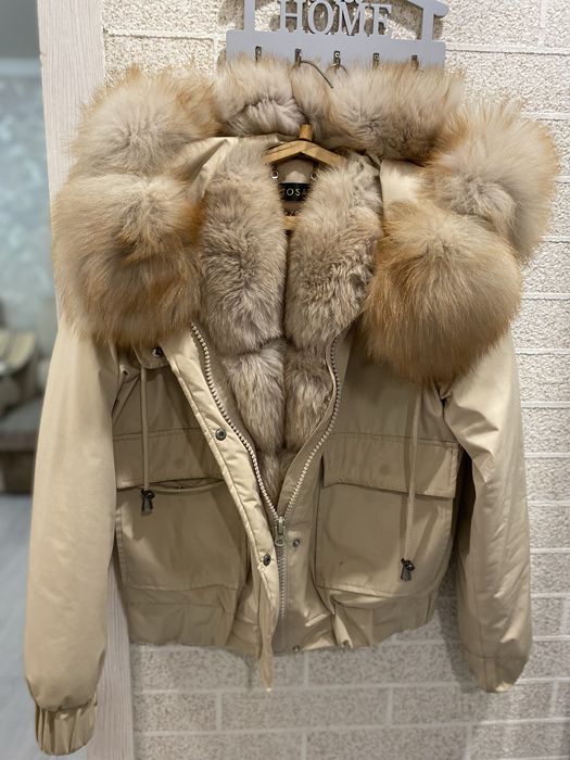 Зимняя куртка мех лиса