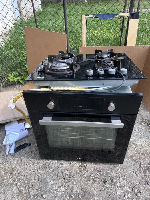 Vand plita pe gaz si cuptor electric