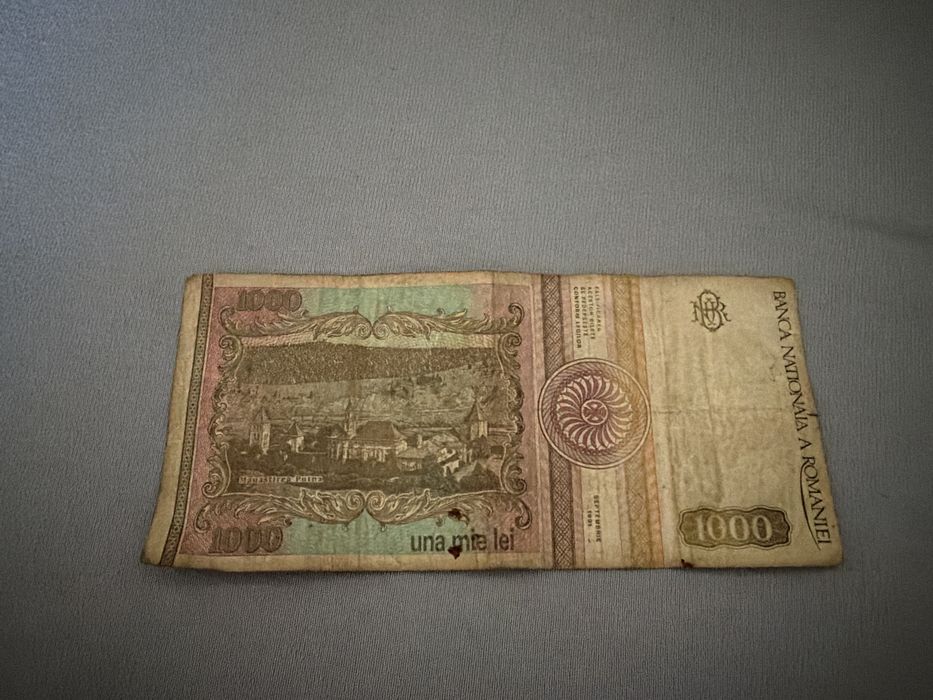 Vand Bancnota de colectie originala editia septembrie 1991 - Bancnota 1000 lei