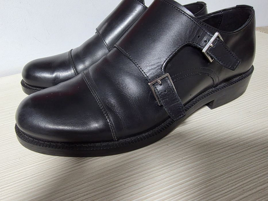 Pantofi piele barbati, monk, ZARA