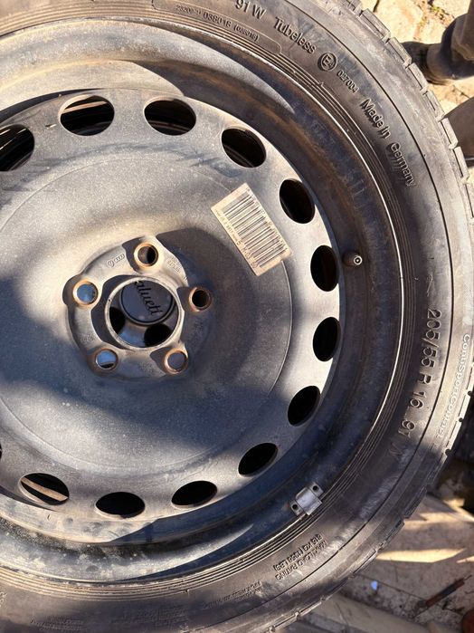 Set 4 jante Aluett 15" + Jantă VW 16" nouă