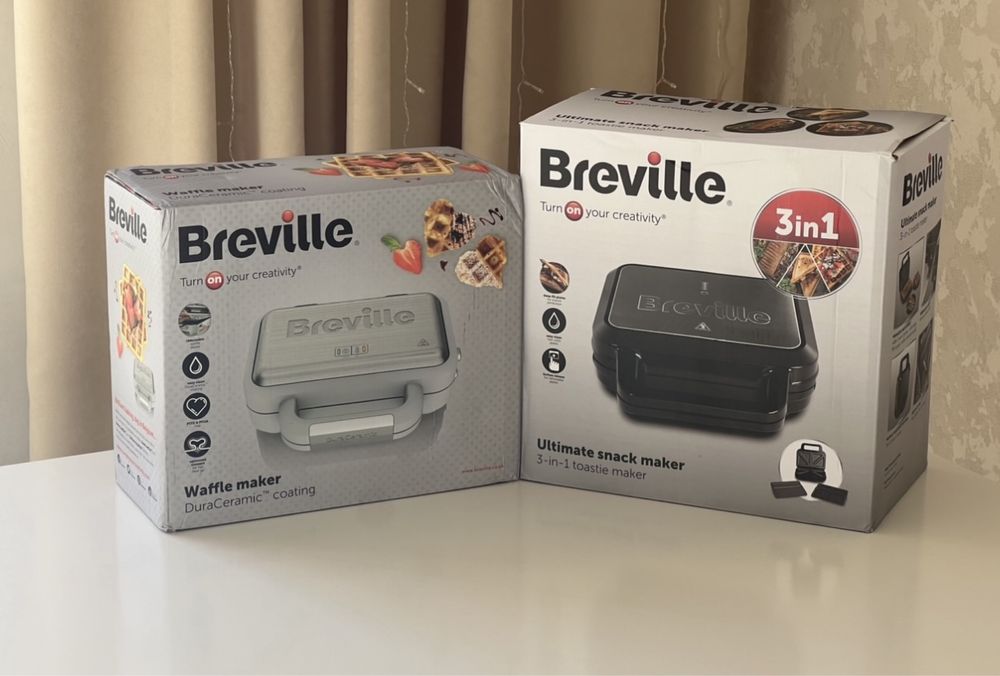 Со скидкой вафельница breville