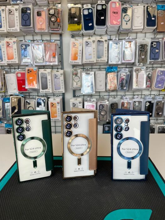 Husa tip carte cu magsafe pentru Samsung S24 Ultra