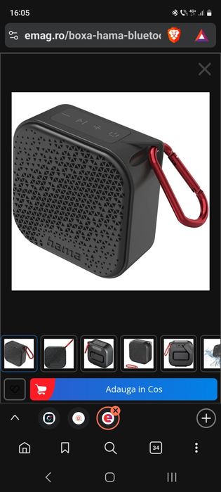 Boxa Hama Bluetooth Pocket 3.0