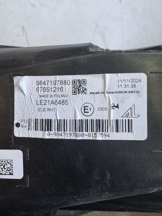 Фар за Ситроен/Citroen Jumpy,Експерт/Expert