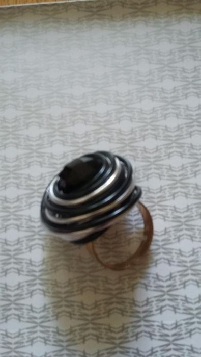 Комплект бижута  кожа и кристали