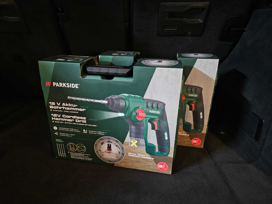 Нов акумулаторен перфоратор Parkside SDS Plus 12v с ГАРАНЦИЯ