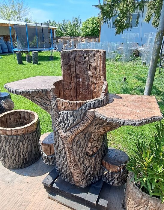 Декоративни чешми от щампован бетон