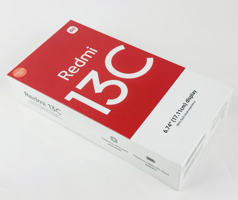 НОВ! Xiaomi Redmi 13C 256GB 8RAM Midnight Black 2г. Гараниця!