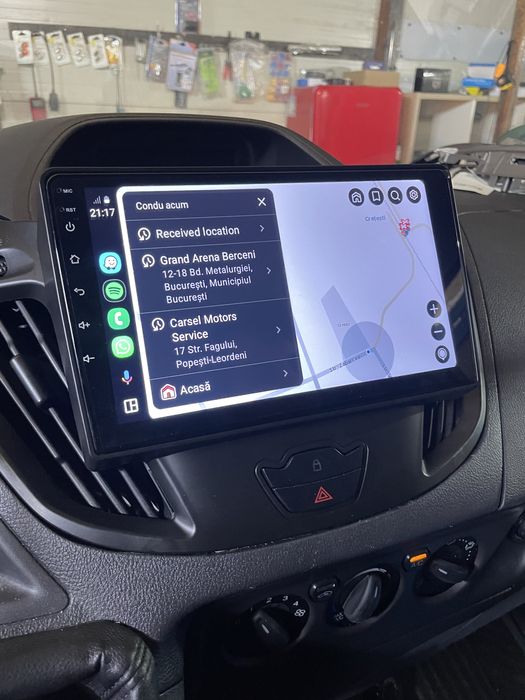 Navigatie Android Ford Transit Custom Carplay Android Auto Waze