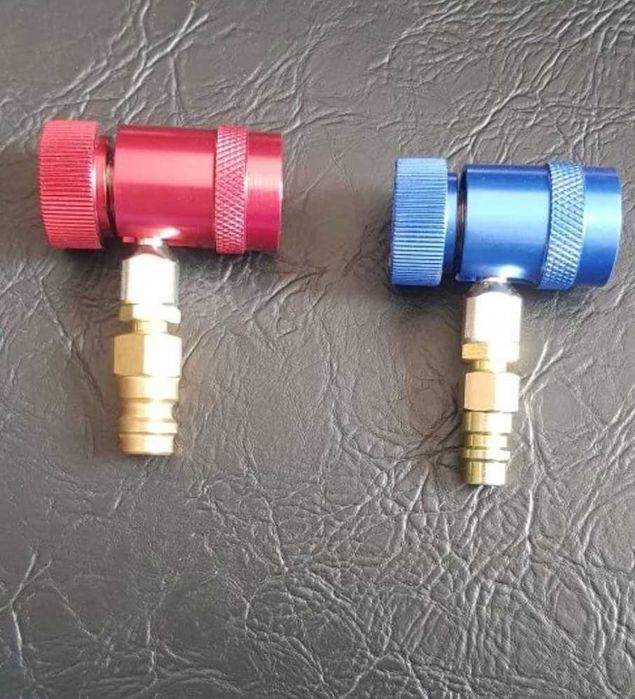 Set complet cuple si adaptoare incarcare freon vechi R 134