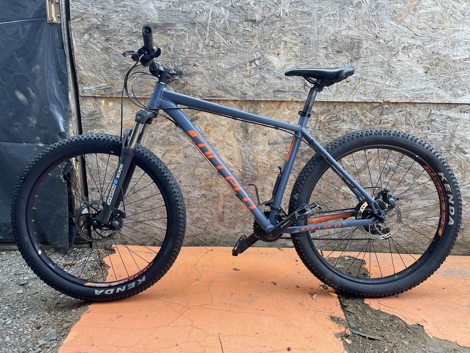Bicicleta fatbike carrera frane pe disc cadru aluminiu roti 27.5”