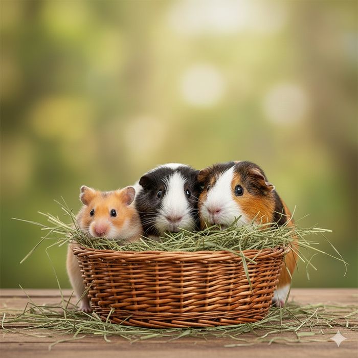 Био Сено,клевер для Морских свинок, хомяков, кроликов и грызунов