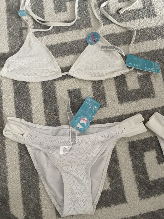 Costum baie XS,S,M,sutien push-up,alb,corai,roz,portocaliu,albastru