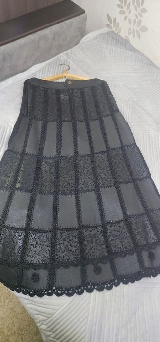 Кожаная юбка 48-50