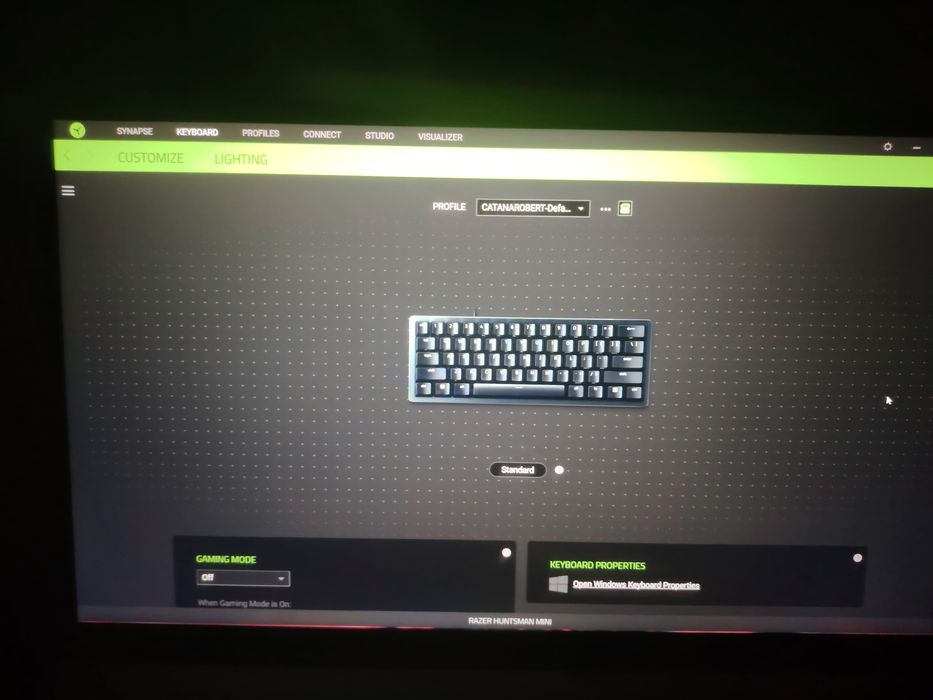 Tastatura razer huntsman mini