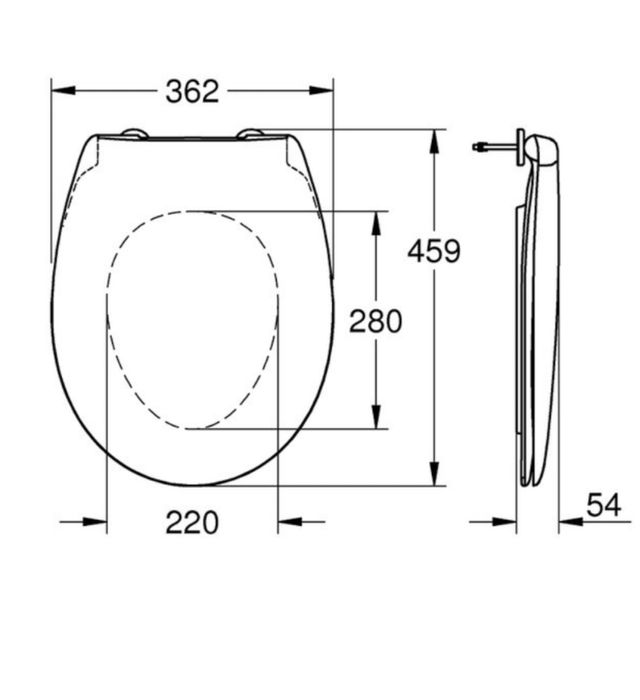 GROHE Тоалетна седалка с плавно затваряне