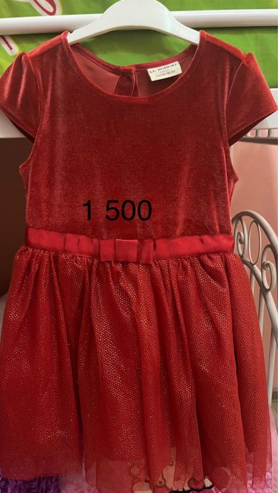 Платье детское летнее одевали по 1-2 раза