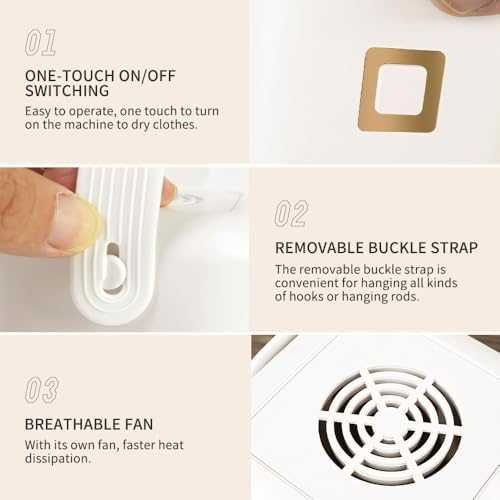 Нова Портативна сушилня дрехи с горещ въздух, 11 000 об/мин за дом път