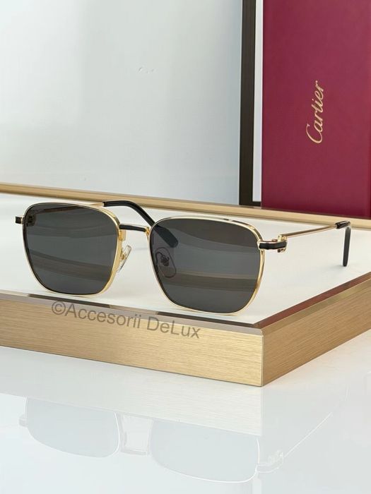 Ochelari de Soare Cartier Aviator CT0497S Noi Full Box  Gold