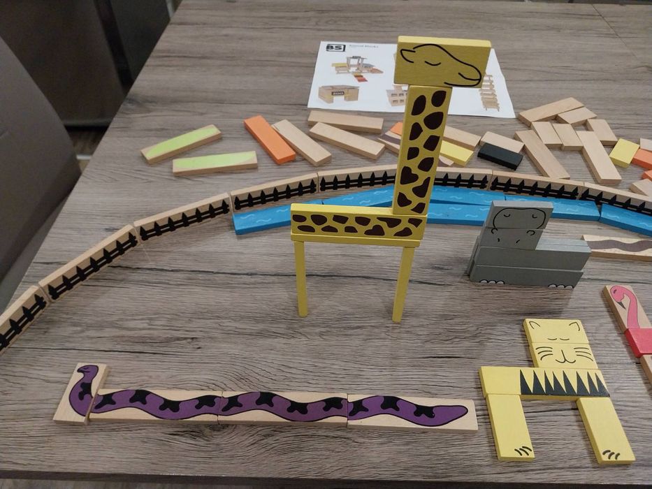 Дървен 3D пъзел Zoo ферма