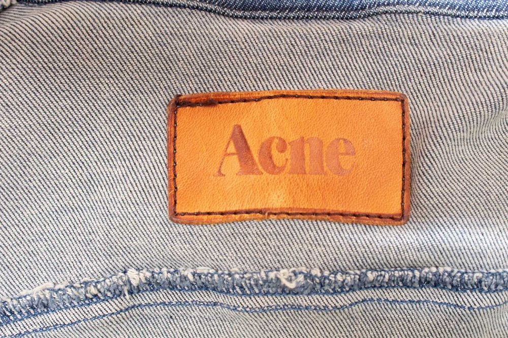 Acne оригинално дамско яке от деним Mini Superslim 36 S