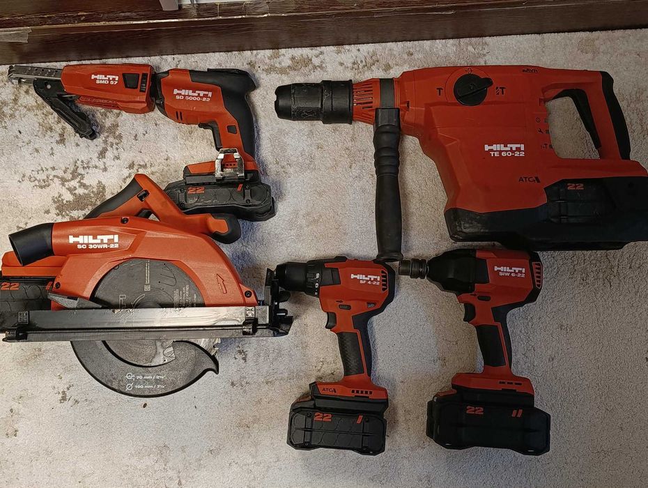 HILTI Nuron set flex bormasina impact circular filetanta