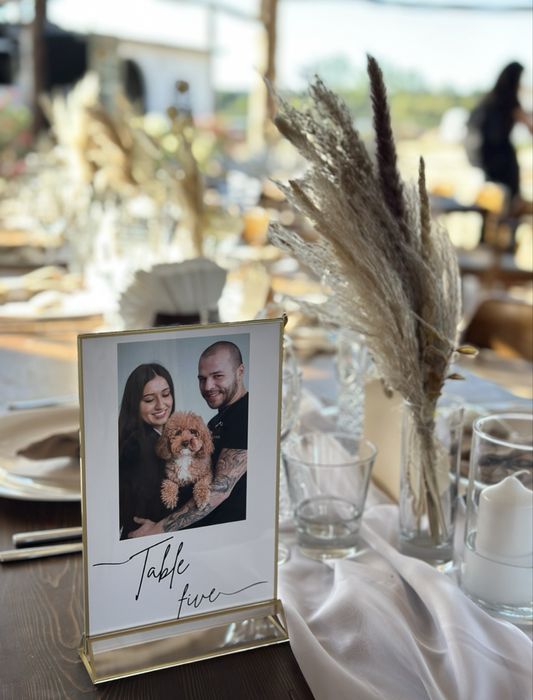 Декор за сватба, табелки