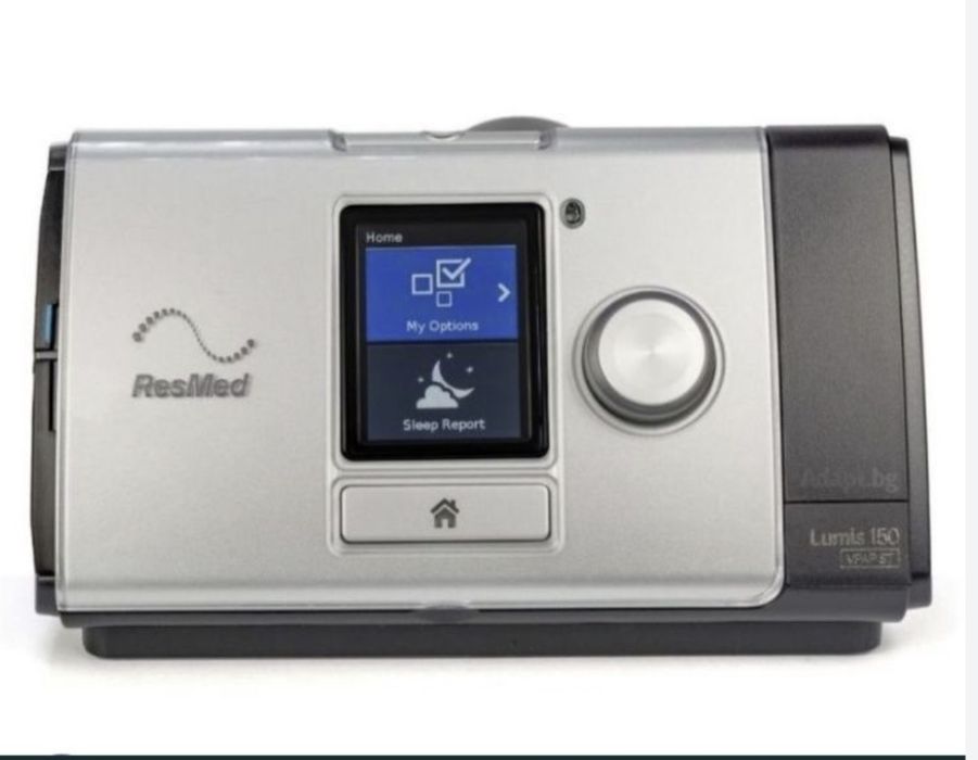 Апарат сънна апнея ResMed 150 в гаранция със маска и всички аксесоари