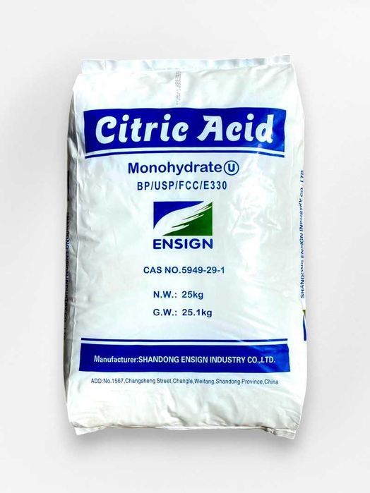 Кислота лимонная и прочие хим реактивы.