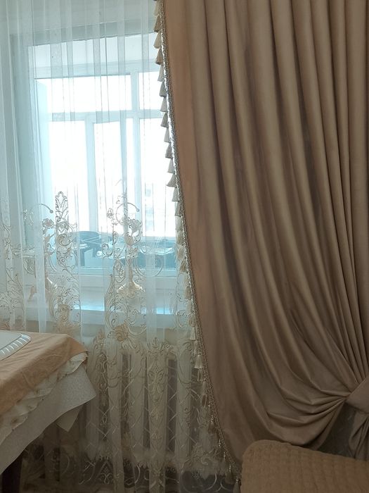 Перде тюль мен сатылуда  таза адеми тұрады.