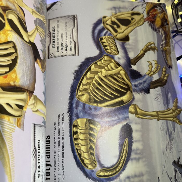 Carte cu stickere cu dinozauri, Usborne