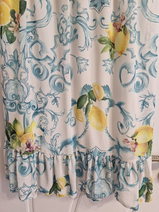 Дамска рокля ХЛ с лимони