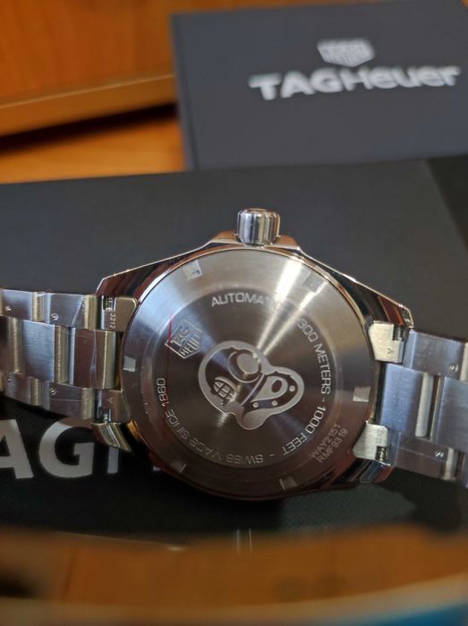 ПОЗЛАТЕН TAG HEUER AQUARACER Calibre 5 WAY2151 Мъжки Часовник Нов