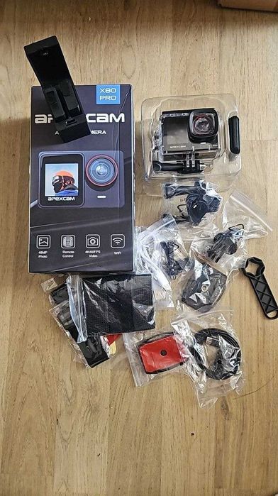 Екшън камера Apexcam X80 Pro 4K60FPS 48MP Ultra HD WiFi