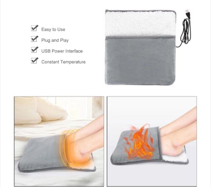 Електрическо одеяло за крака AMRINUGL, поларен материал,