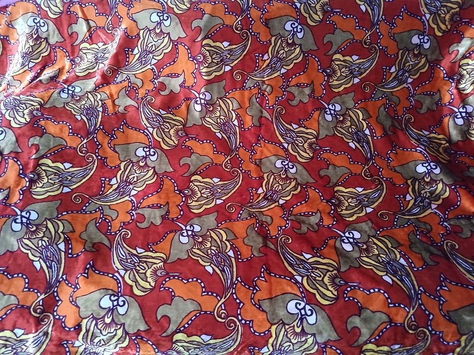 Плюш цветной СССР,  отрез продается