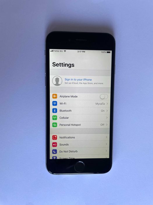 КАТО НОВ !!! iPhone 6 - Space Gray - 128GB - Отключен - НОВА БАТЕРИЯ !