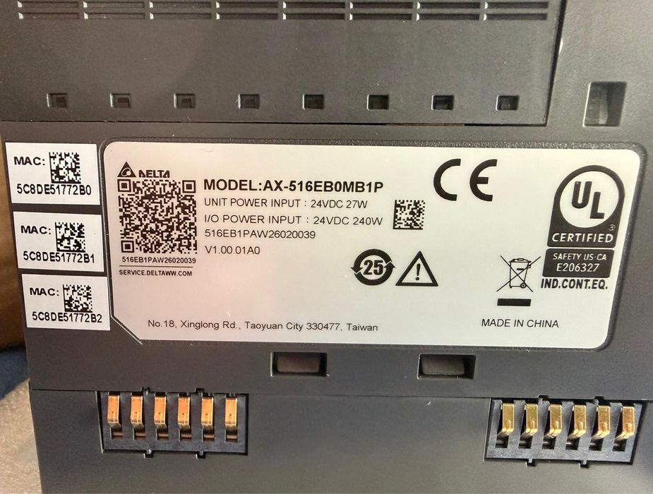 Delta AX-516E PLC modul