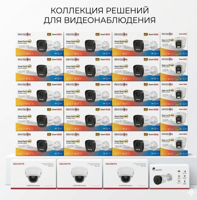 Видеонаблюдения всех видов с Гарантией