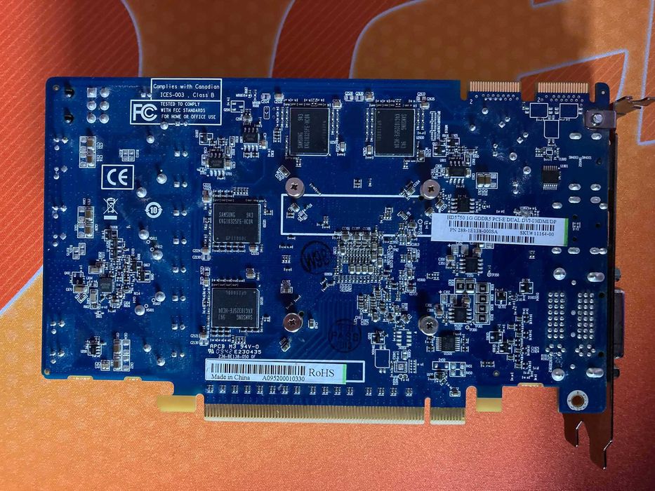 Видео карта AMD RADEON SAPPHIRE HD 5750 1GB 128BIT