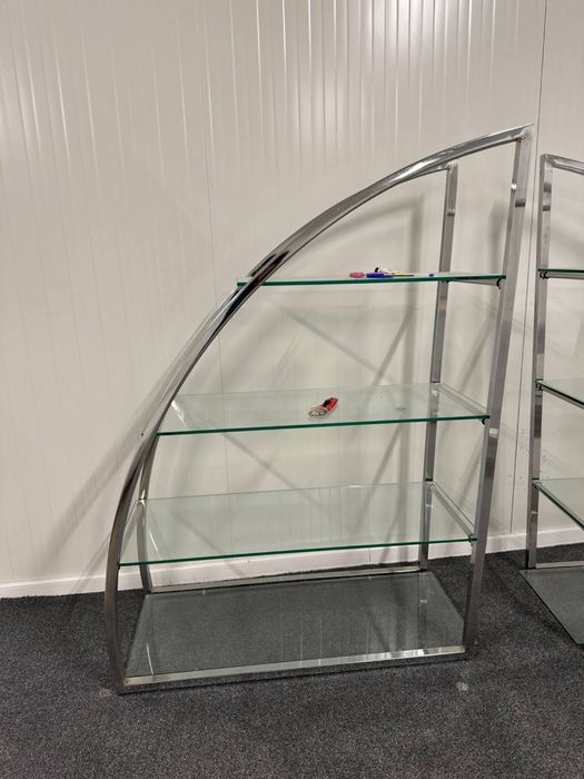 Стъклени етажерки 2 броя