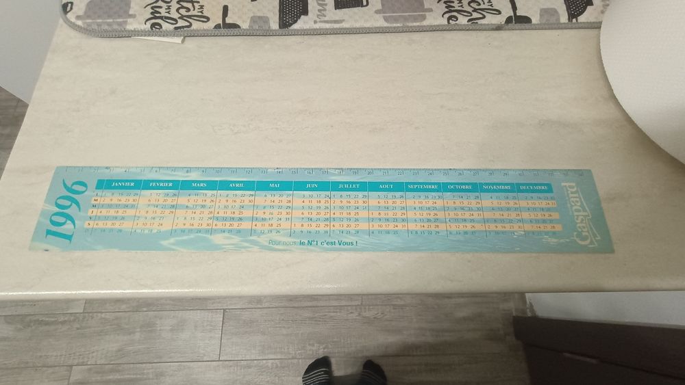 Calendar francez din 1996