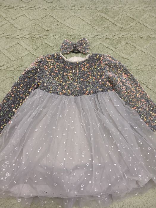 Детское новогоднее платье