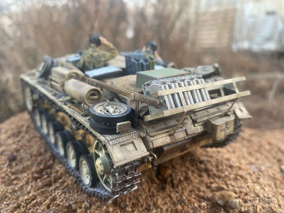 Модель штуг 3,Африканский корпус 35 масштаб
