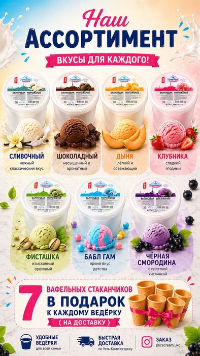 сухая смесь для мороженого