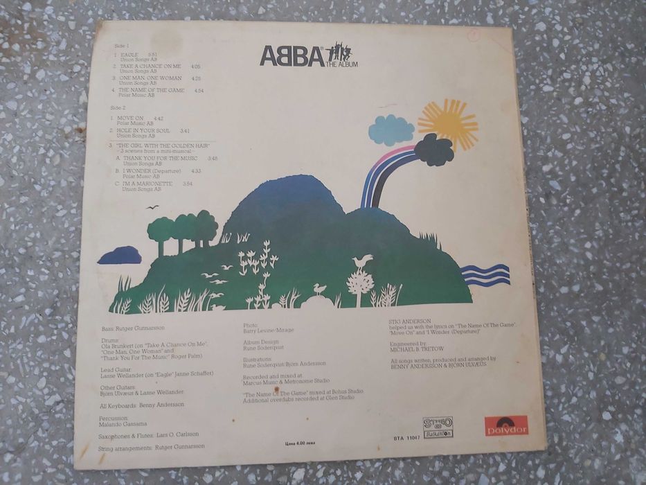 Disc vinil de colectie cu muzica AbbA pt pick-up